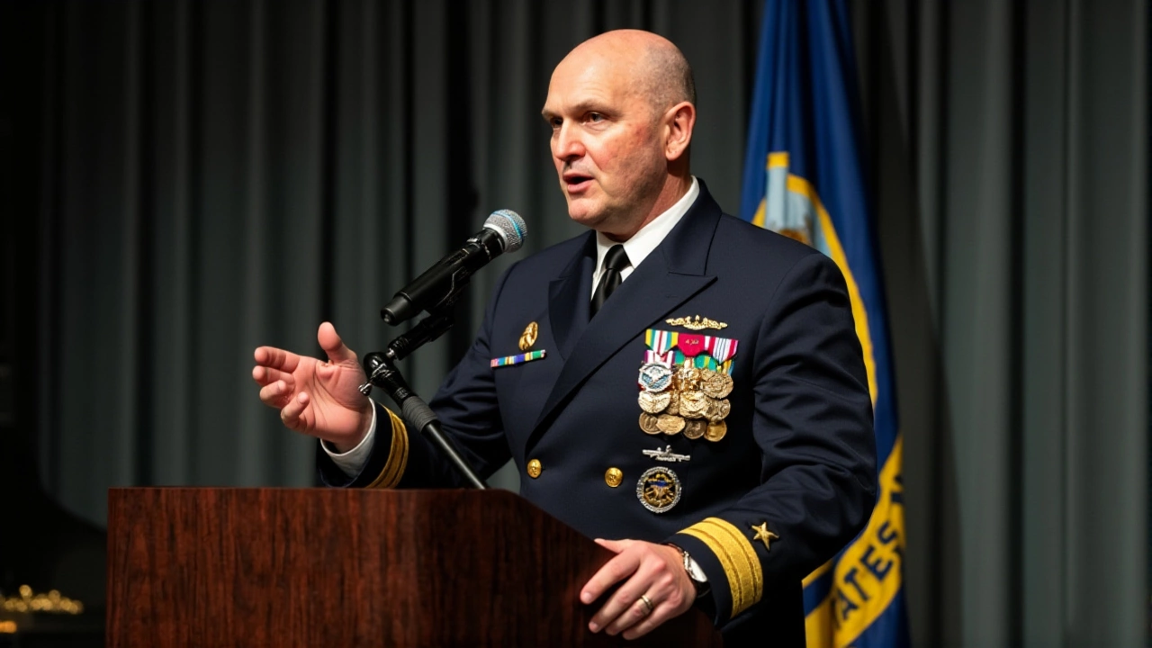 Cmdr. Matthew Fisher Takes Command of USS Nevada Gold Crew
